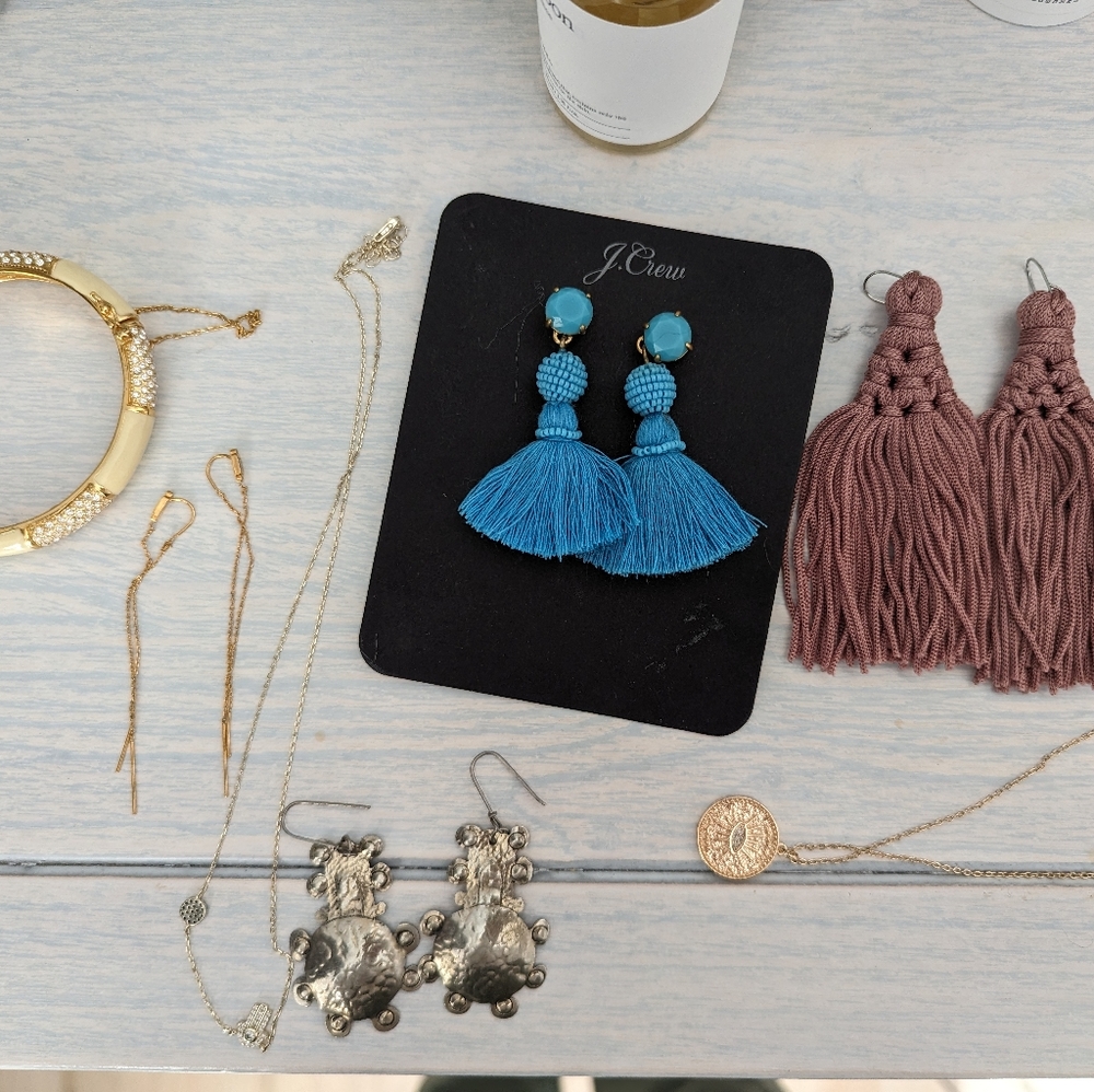 Lot J. Crew Anthropologie H&M jewelry